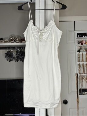 Fashion Nova White Mini Dress